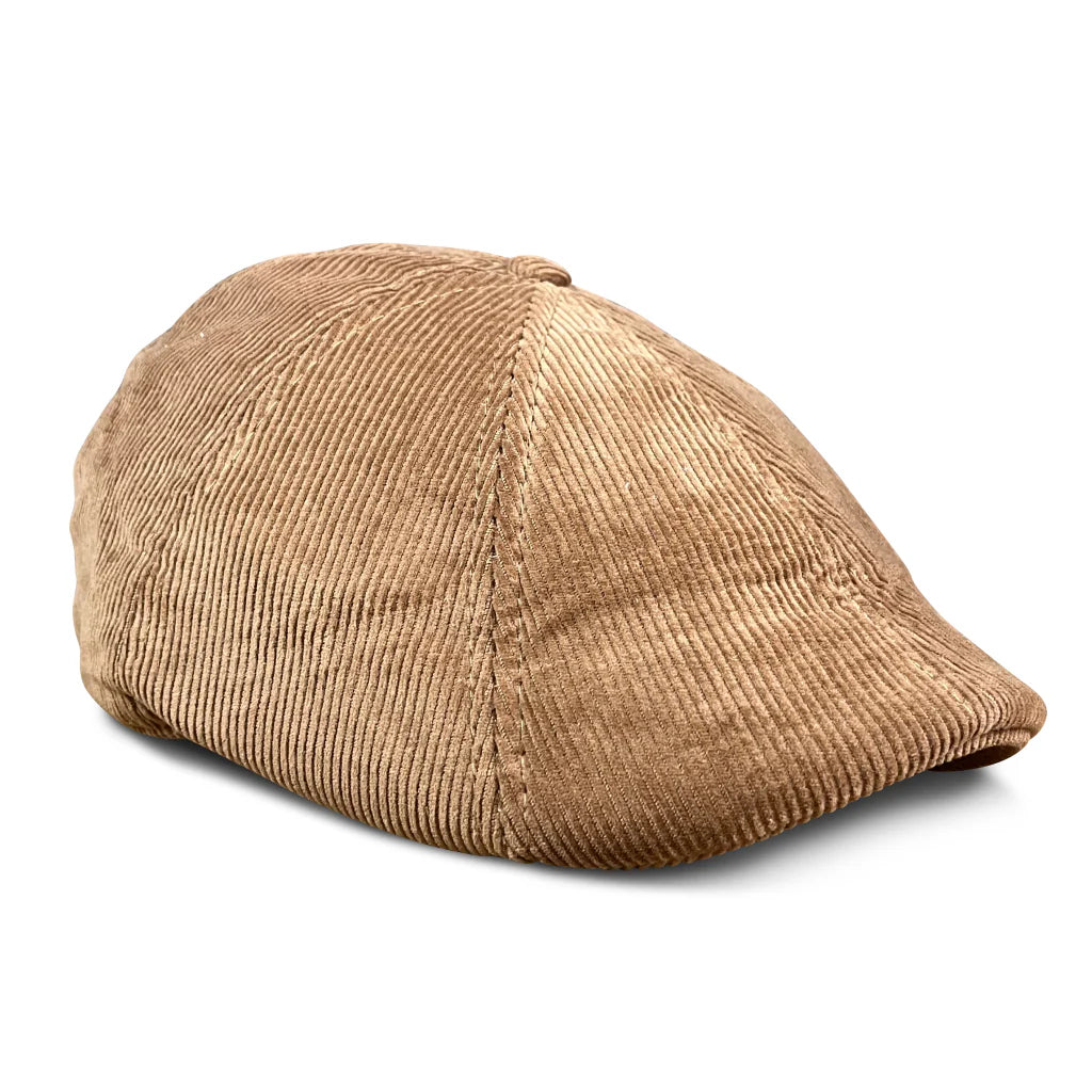 The Roy - Craft Tan Corduroy Cap by Boston Scally Co.