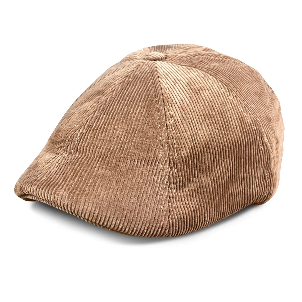 The Roy - Craft Tan Corduroy Cap by Boston Scally Co.