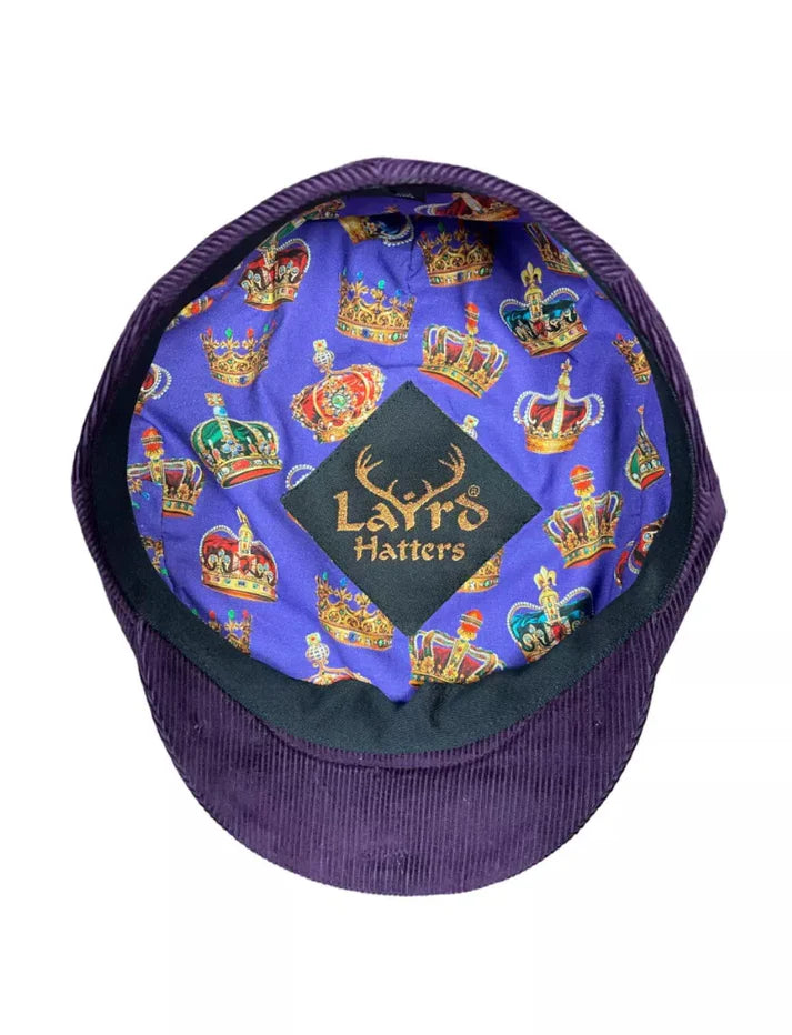 Royal Crown Edition Needlecord Flat Cap (2 Colors)