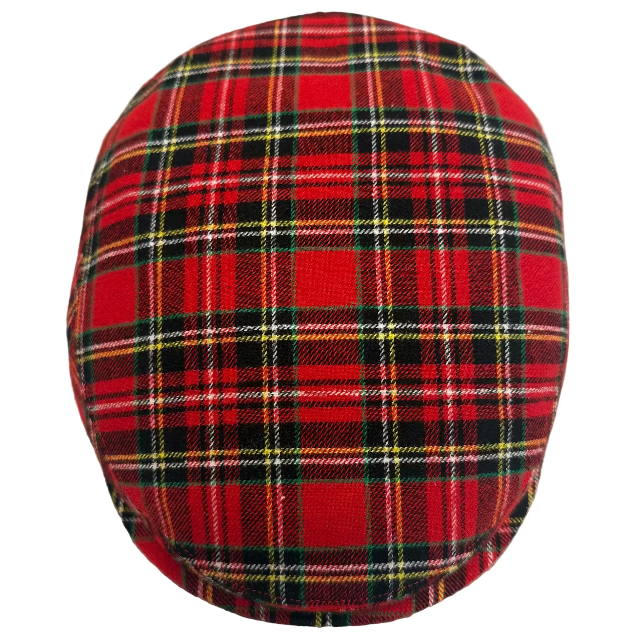 Royal Stewart Tartan Wool Flat Cap at FunkyBrims