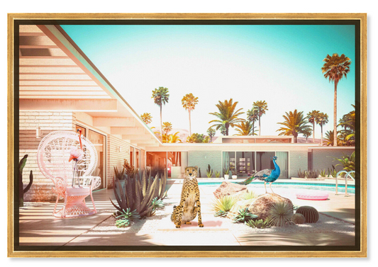 Palm Springs Crew Framed Print 16 x24