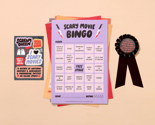 Scary Movie Bingo