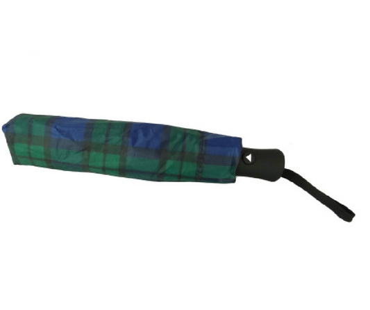 Black Watch Tartan Compact Umbrella by Glen Appin of Scotland