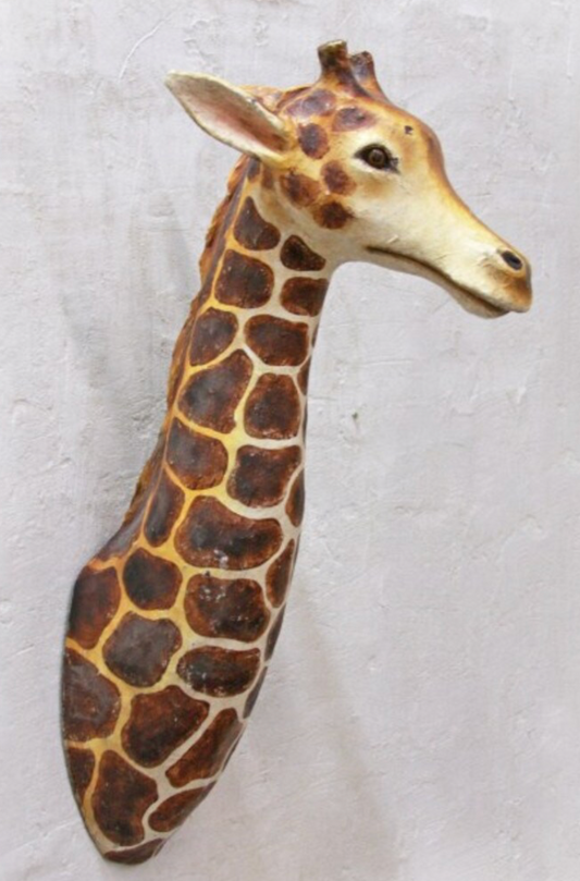 Giraffe Head Mount