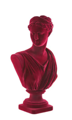 Flocked Diana Bust