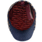 The Blue Checkerboard Flat Cap by Alfonso d'Este