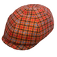 Siena rustic orange and blue pub cap by Alfonso d'Este x FunkyBrims.