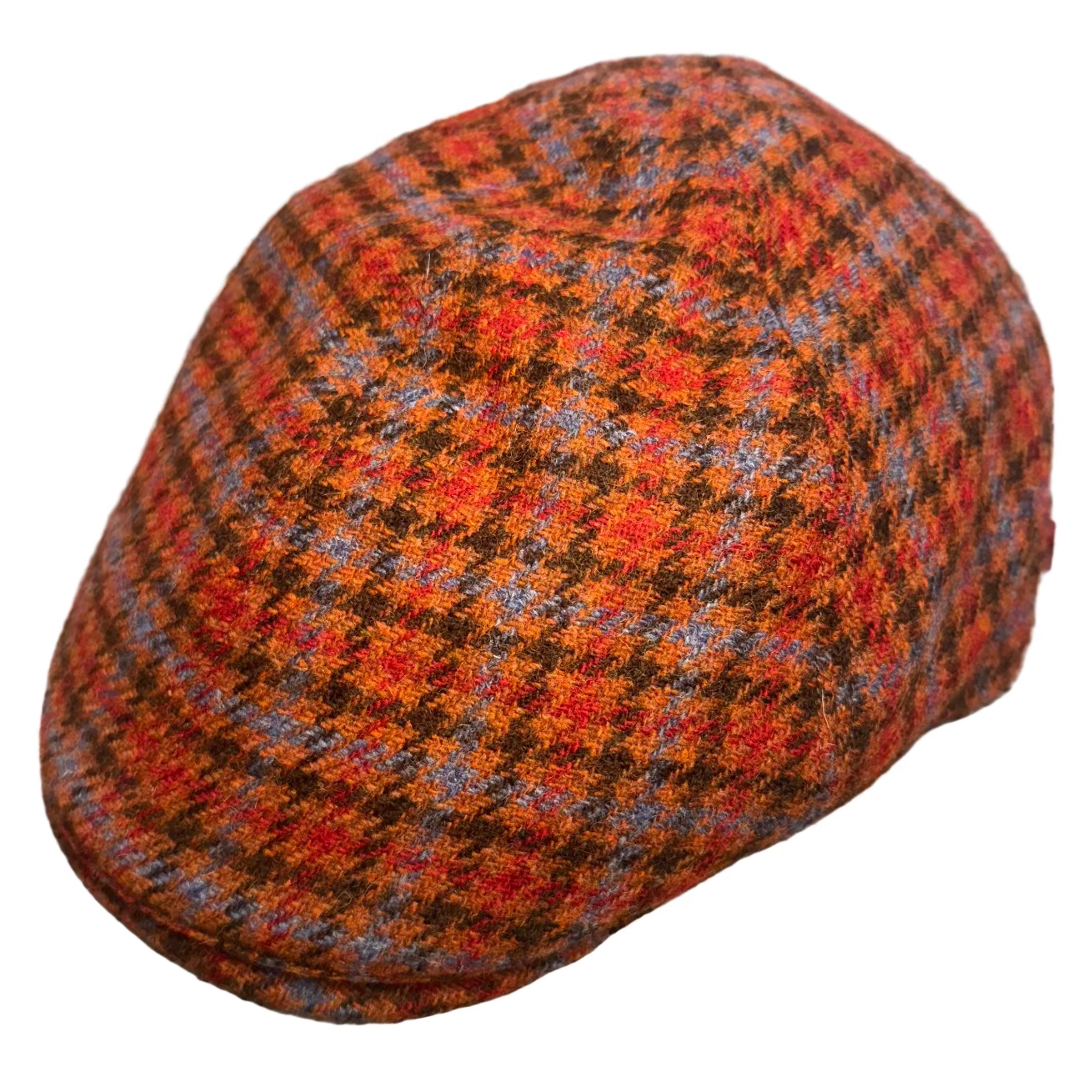 Siena rustic orange and blue pub cap by Alfonso d'Este x FunkyBrims.