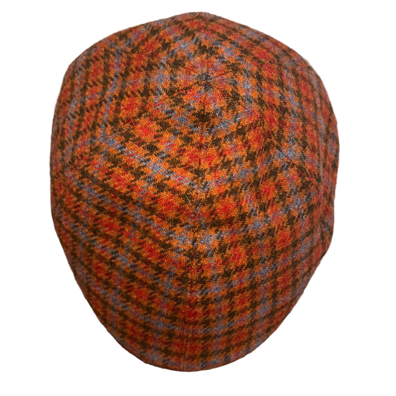 Siena rustic orange and blue pub cap by Alfonso d'Este x FunkyBrims.