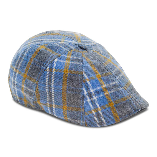 The Spring Rose - Gray & Blue Plaid by Boston Scally Co.