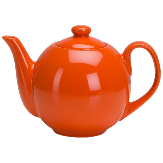 Bright Colored Teapot with Mesh Infuser