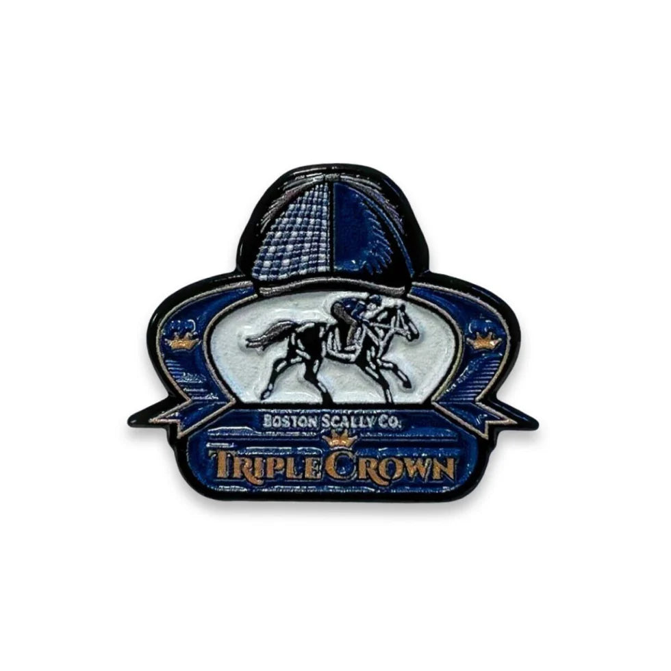 The Triple Crown Cap Pin by Boston Scally Co.