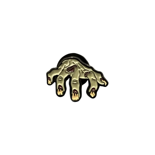 The Zombie Hand Cap Pin by Boston Scally Co.