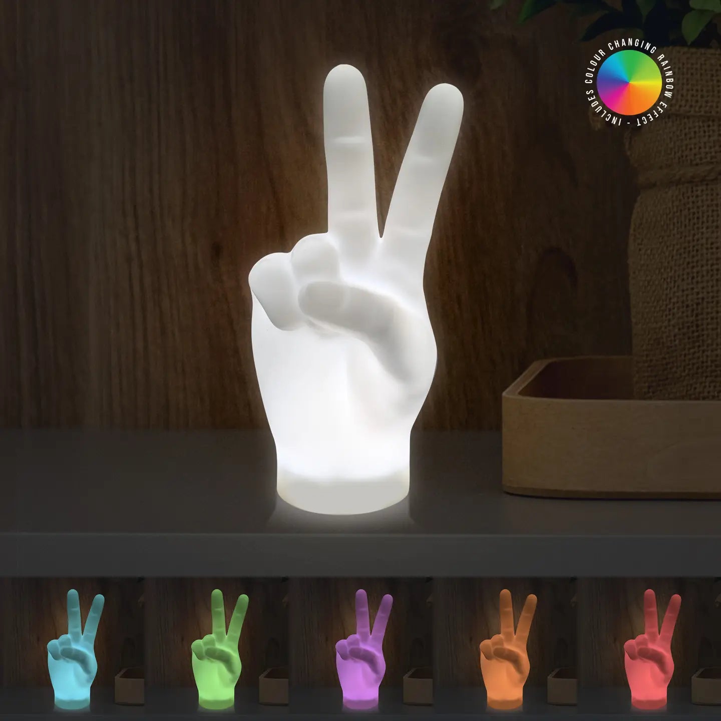 Color Changing Peace Lamp