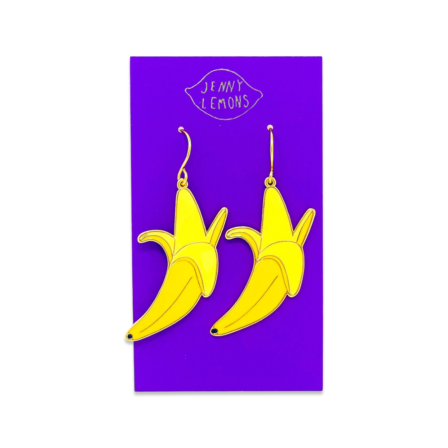 Peeled Banana Earrings