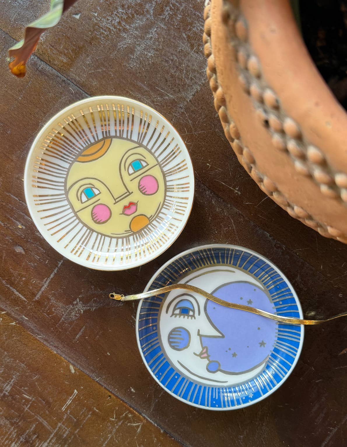 Moon Porcelain Trinket Dish