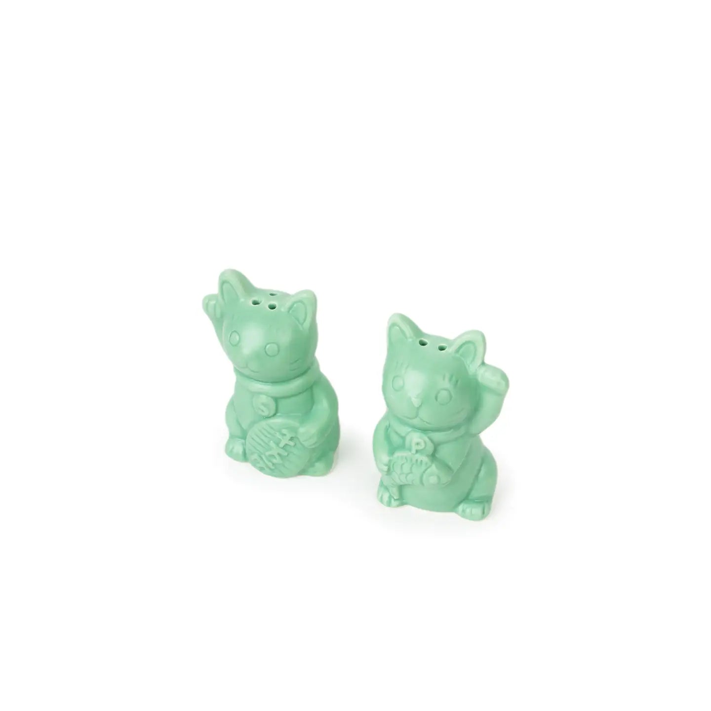 Lucky Cat Salt & Pepper Shakers