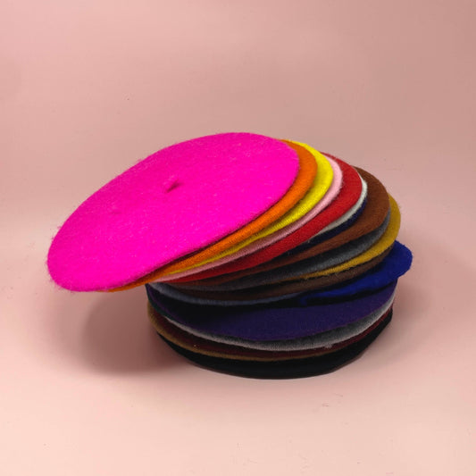Bright Colored Wool Berets