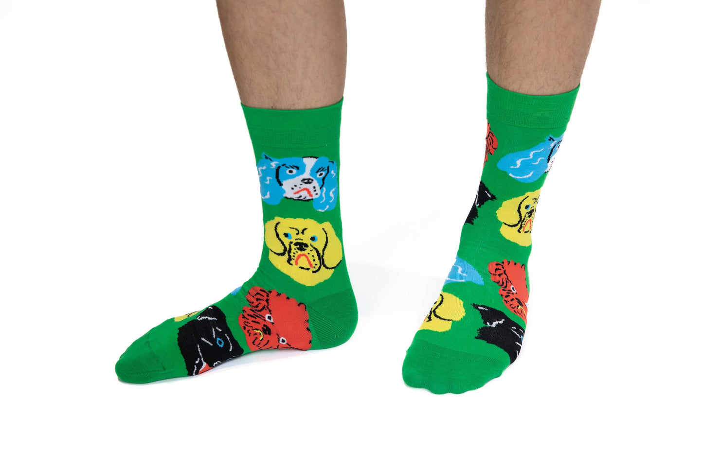Kristina Micotti Dogs Large Crew Socks