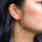 Alma Hoop Earrings- 18K Gold Plated