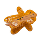 Midi Gingerbread Cookie Hair Claw Clip