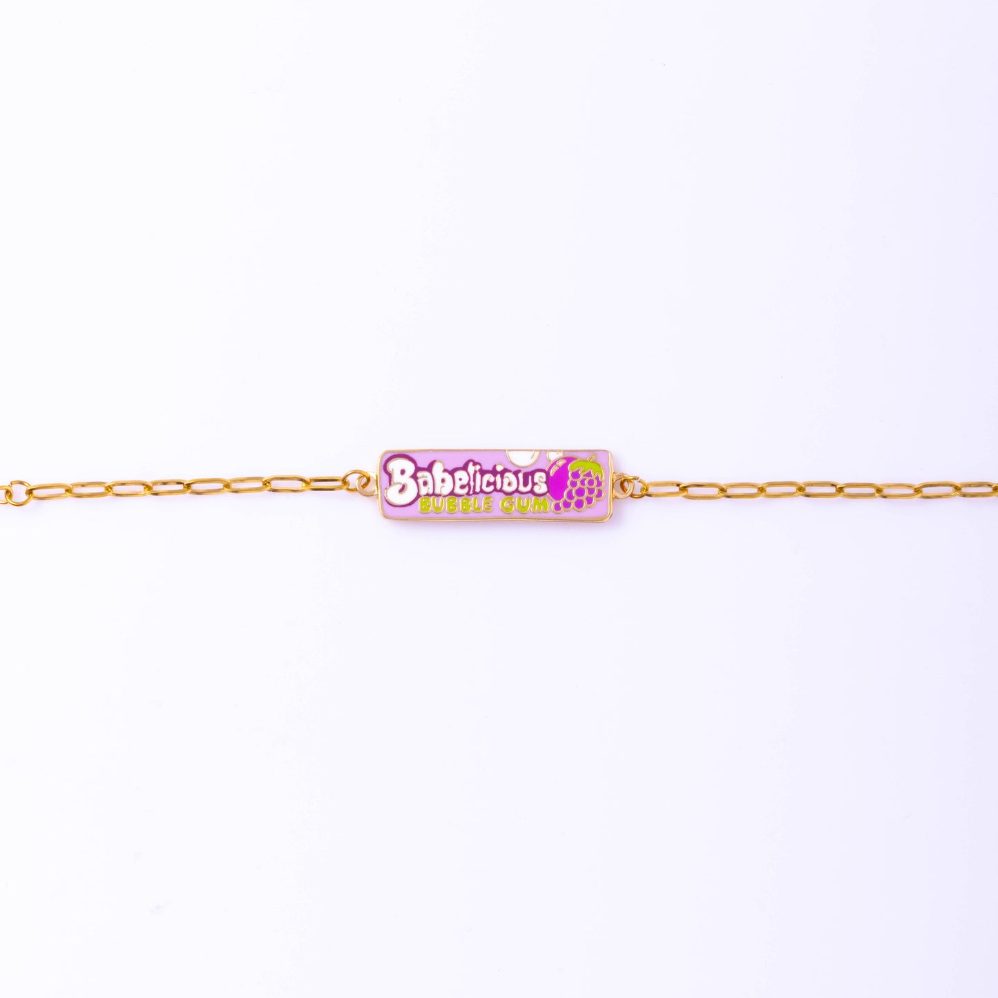 Babelicious Bubble Gum Bracelet - 18k Gold Gilt Enamel