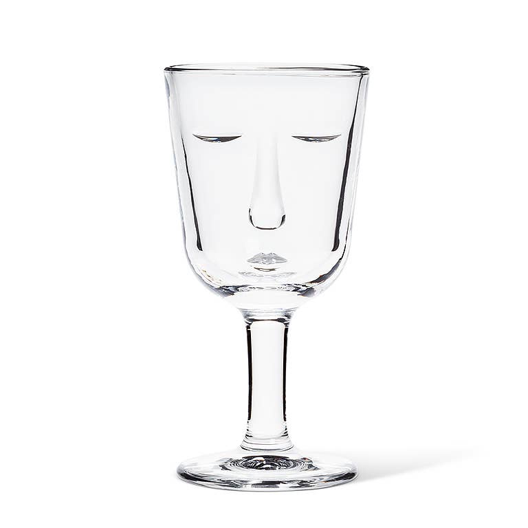 Resting Face Wine Glass (6oz)