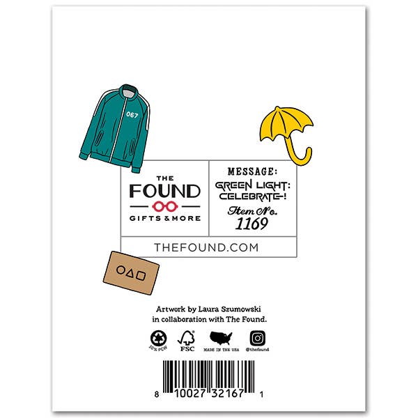 Squid Games Birthday Card