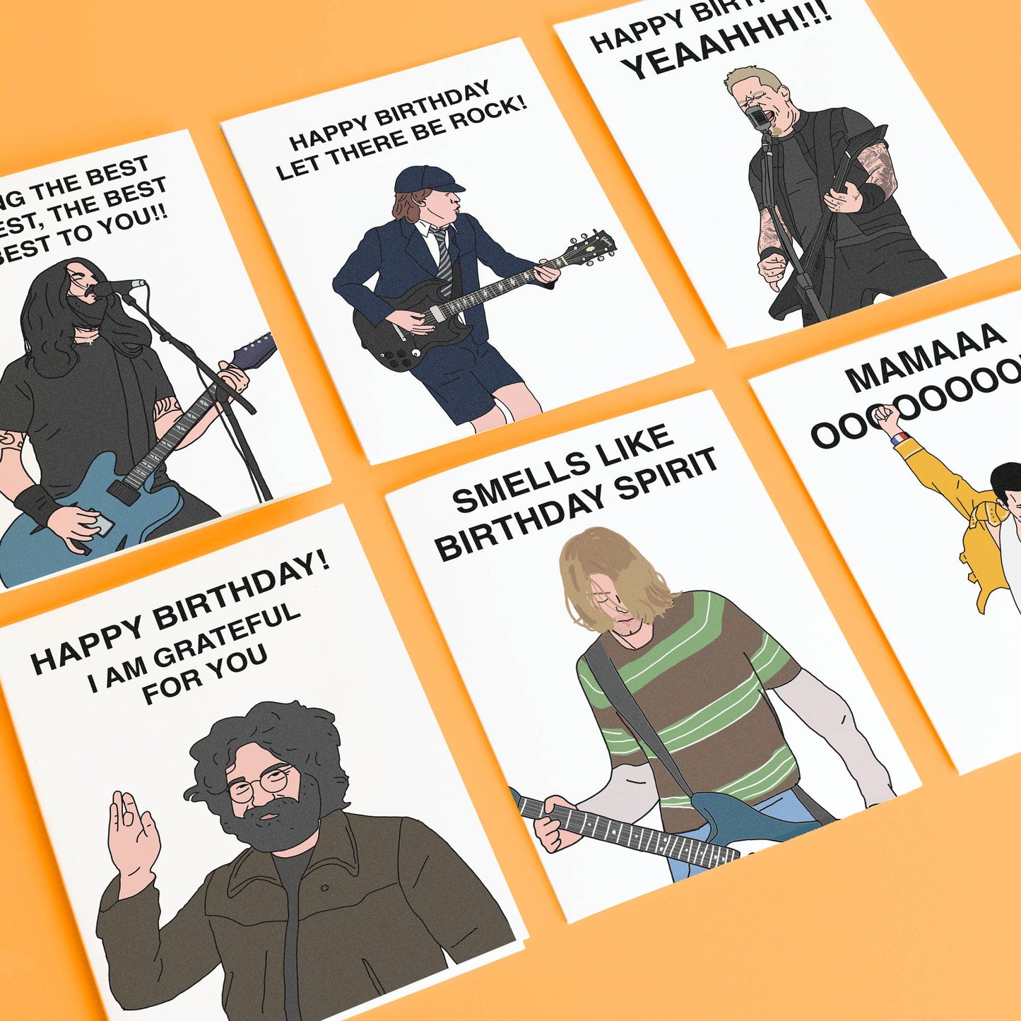 Kurt Cobain Birthday Card