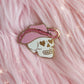 Cowgirl Skull Enamel Pin