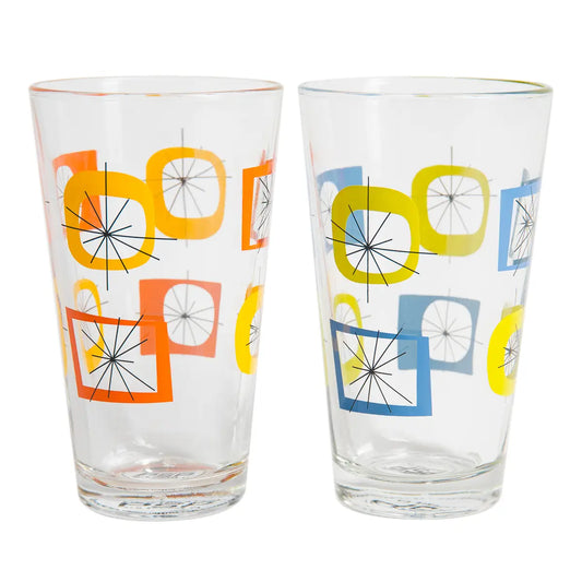 Atomic Glass Set of 4