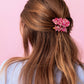 Pink Confetti Hair Clip Set