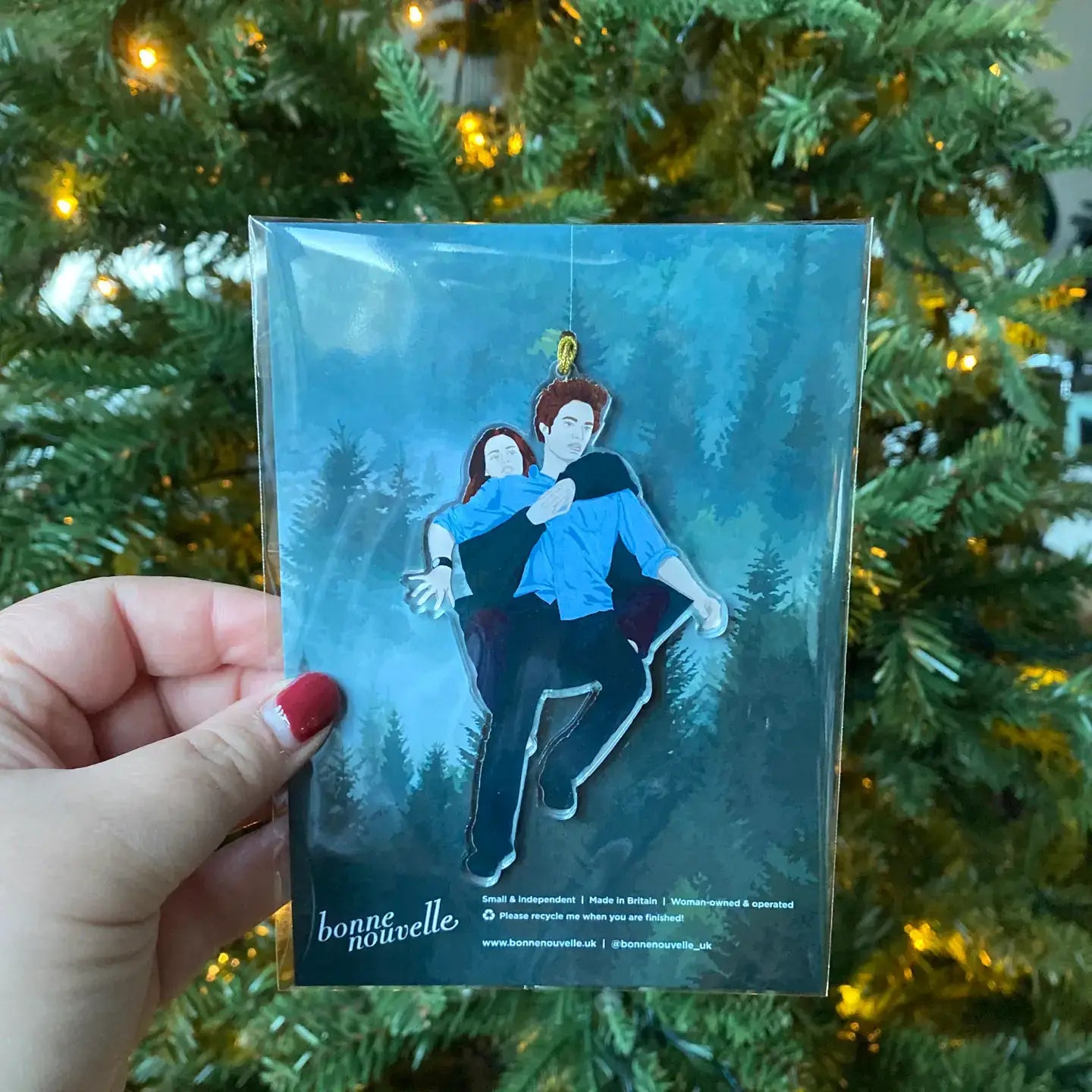 Hold on Tight, Spider Monkey Twilight Ornament