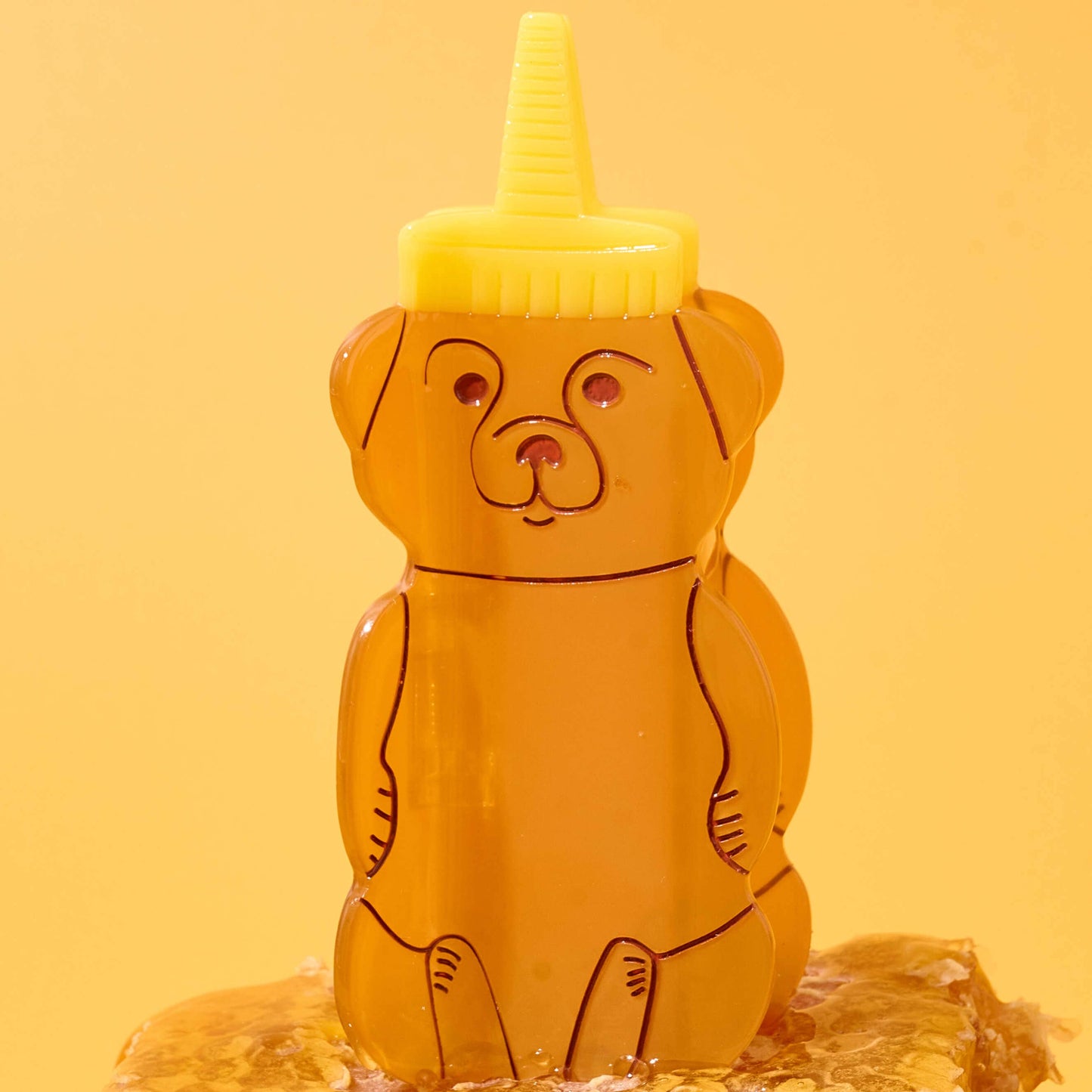 Large Honey Bear Hair Claw Clip