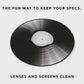 Vinyl Record Glasses Cleaning Cloth