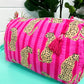 Jaguar Quilted Makeup Bag