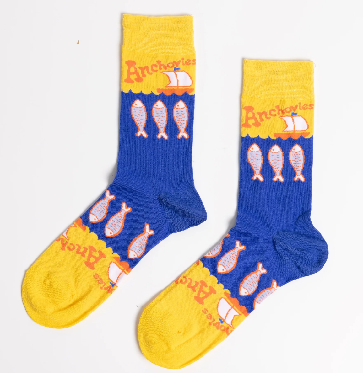 Yellow Owl Fun Socks