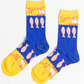 Yellow Owl Fun Socks