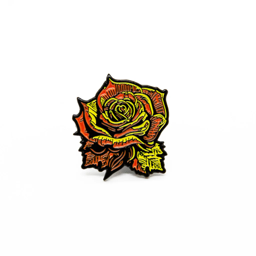 The Autumn Rose Cap Pin by Boston Scally Co.