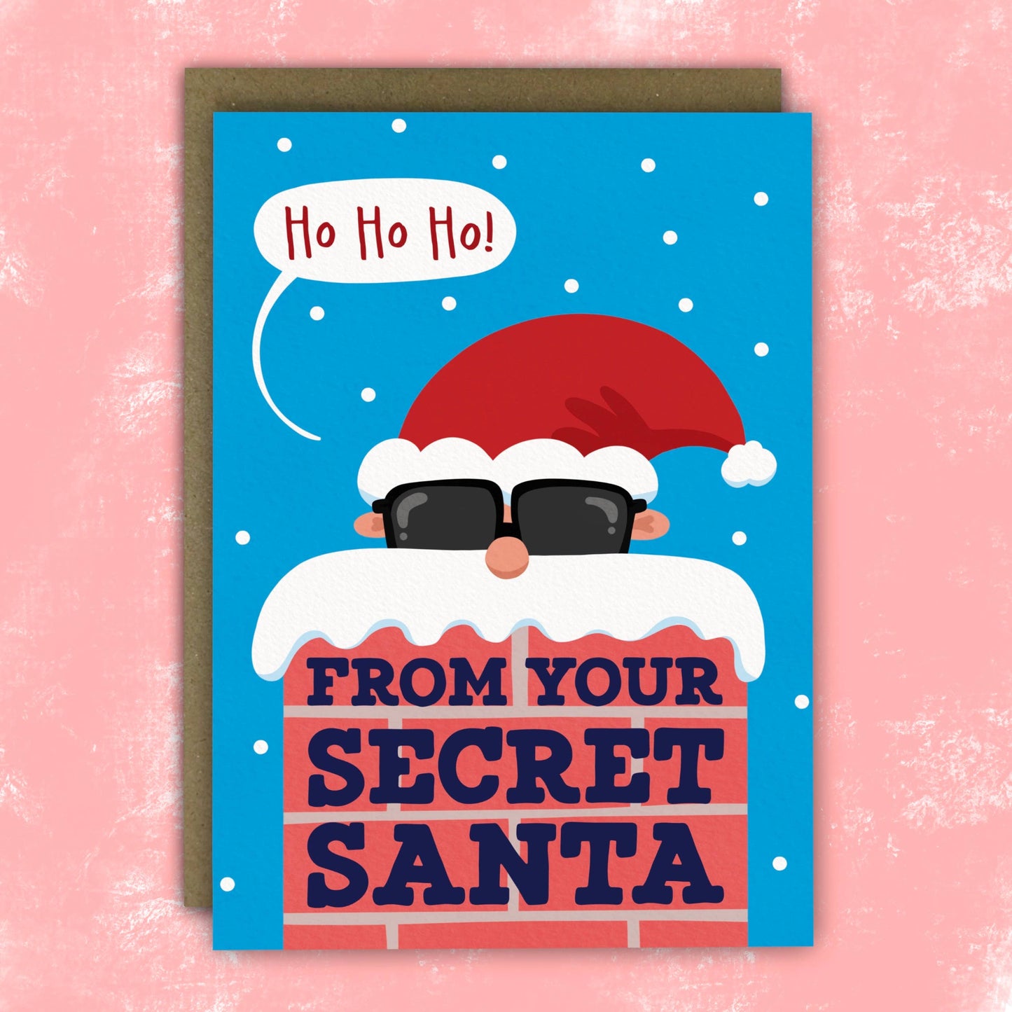 Funny Christmas Card - Secret Santa Spy Card