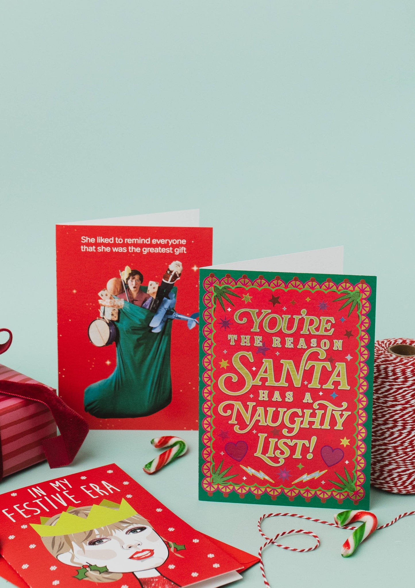 Naughty List Christmas Card
