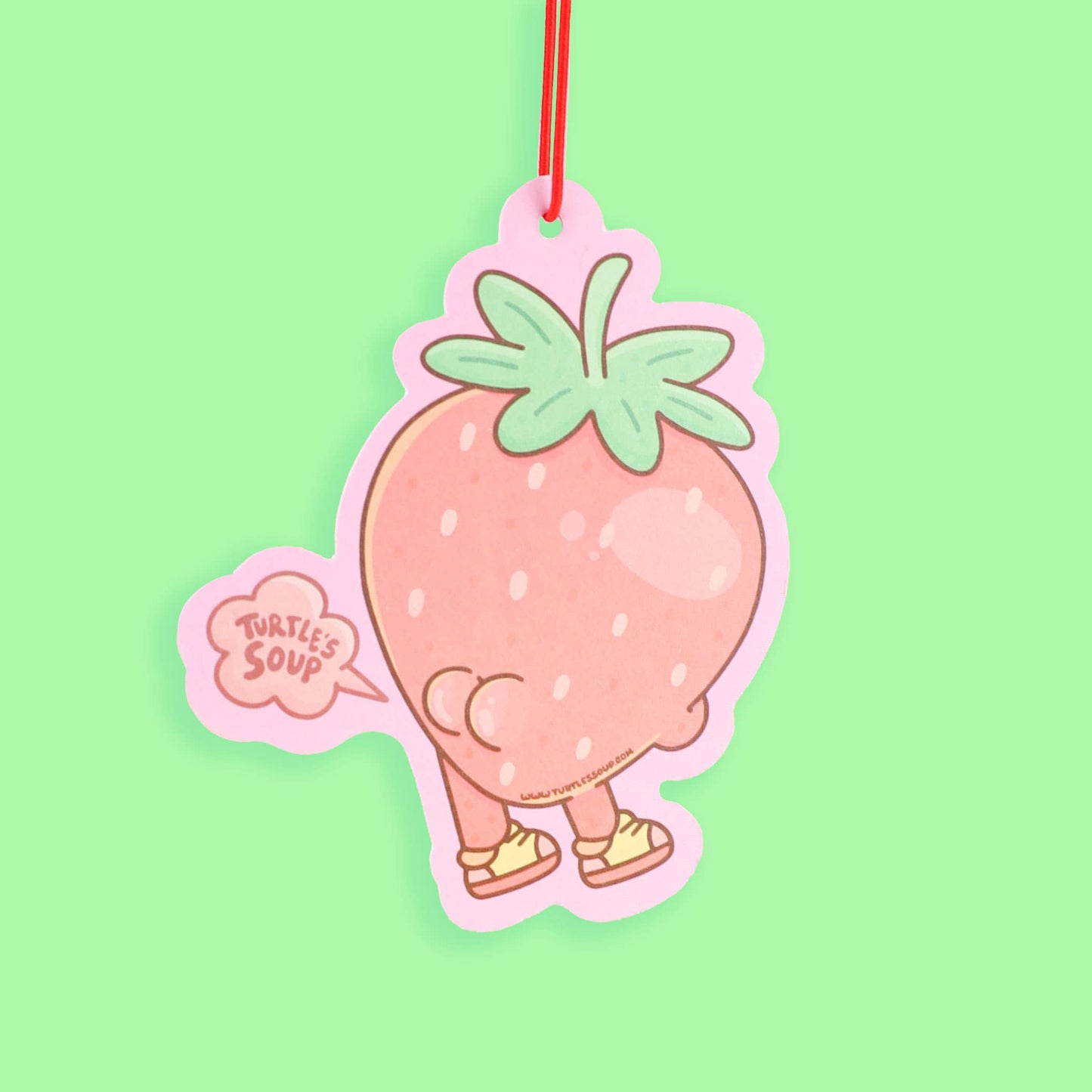 Strawberry Toot Scented Car Air Freshener