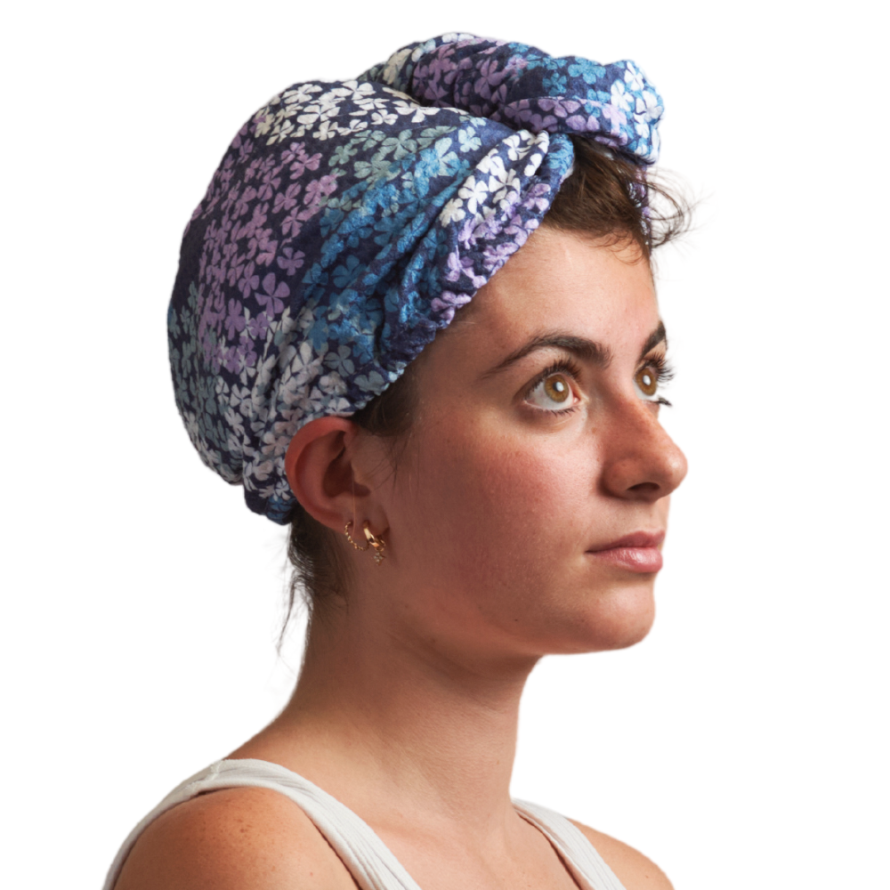 Hydrangea Hair Towel Wrap