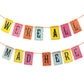 Alice in Wonderland Bright Colored Double Sided Bunting