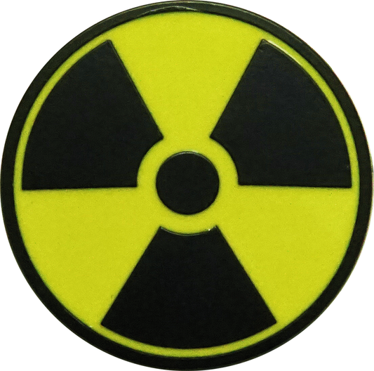 Radiation Symbol Enamel Pin