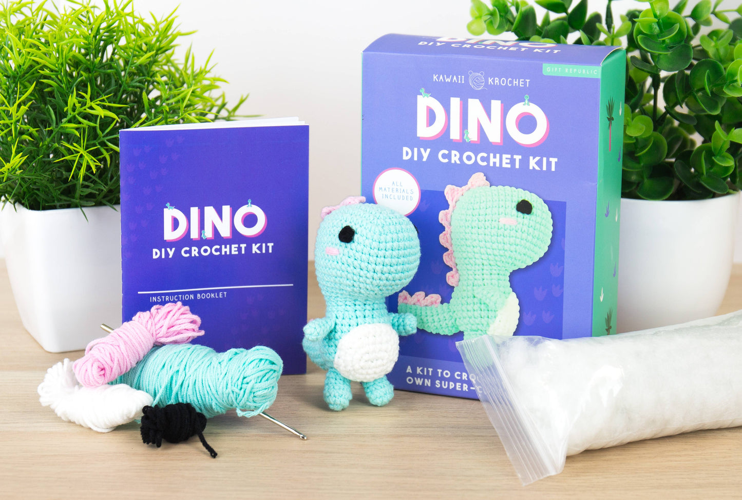 Dino Crochet Kit