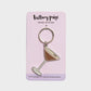 Espresso Martini Enamel Keychain