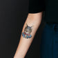 Punk Cat Tattoo Pair