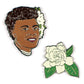 Billie Holiday & Gardenia Pins