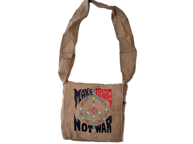 Make Love Not War Shoulder Bag